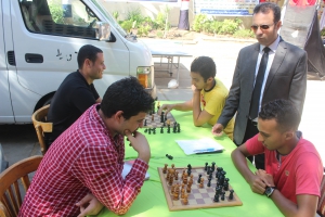 تنظم رعاية شباب بكلية التربية الرياضية بنيين جامعه بنها مسابقة الشطرنج