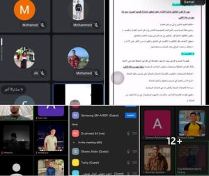 استمرار العملية التعليمية بكلية علوم الرياضة – جامعة بنها بنظام الأونلاين بسبب سوء الأحوال الجوية