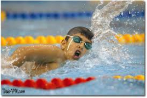 مشروع محو امية السباحة بكلية التربية الرياضية بنين جامعة بنها