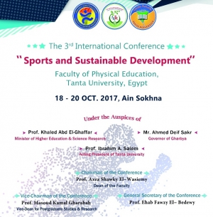 المؤتمر العلمى الدولى الثالث "الرياضة والتنمية المستدامة " 18-20 أكتوبر2017م - بالعين السخنة