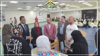تفقد  فعاليات اليوم الثالث ا.دجيهان عبد الهادى نائب رئيس الجامعه لشؤون الدراسات العليا والبحوث والمشرف على قطاع التعليم والطلاب جامعه بنها كلية علوم الرياضة