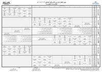 جدول الفرقة الثانية للفصل الدراسي الثانى للعام الجامعى 2023/2024م