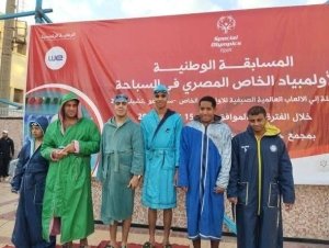 رئيس جامعة بنها يهنىء الطالب أحمد صابر لحصوله على المركز الأول لبطولة الجمهورية للسباحة ٢٠٠ متر حرة