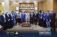 رئيس جامعة بنها يكرم الطلاب الفائزين في نسخة الثامنة  المن برنامج عباقرة الجامعات